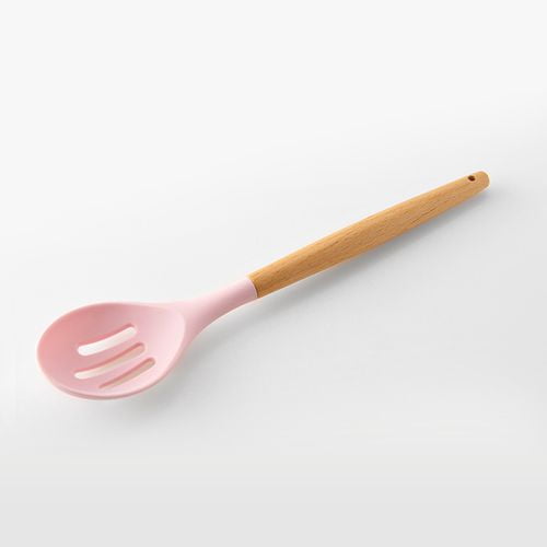 Heat Resistant Non-stick Wood Silicone Spoon Shovel Kitchen Utensil Cooking Tool